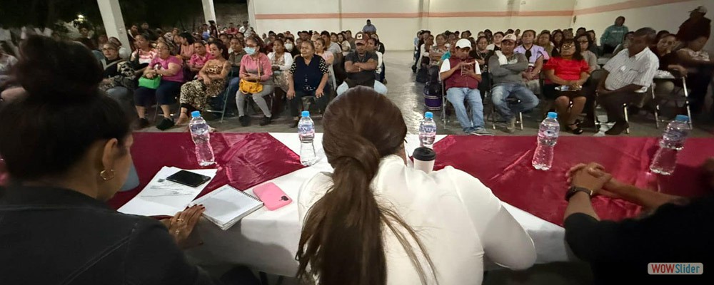 Reunión con el sector comerciante